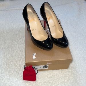 Christian Louboutin Simple Pump 120mm Black Patent